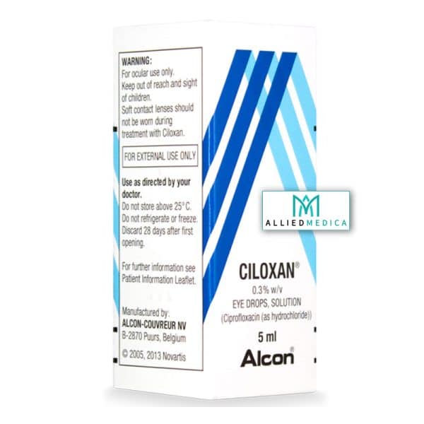 CILOXAN® EYE DROPS 0.3 Allied Medica