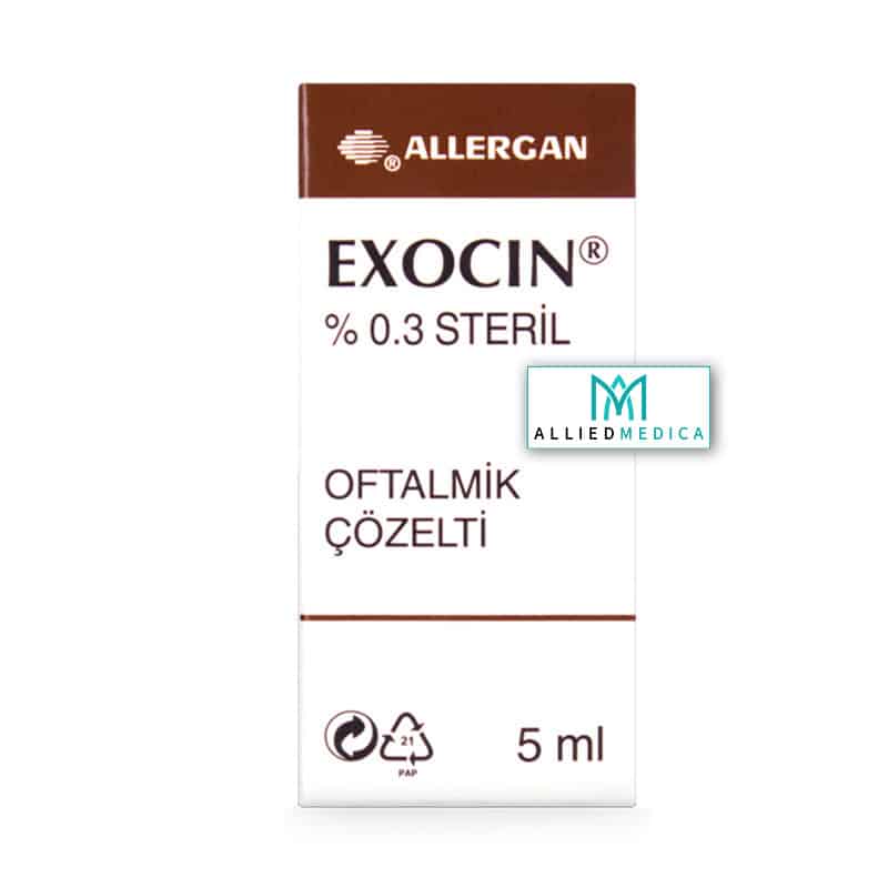 EXOCIN® 0.3 EYE DROPS (NonEnglish) Allied Medica