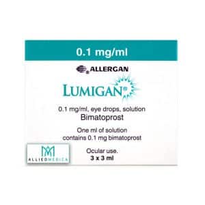 LUMIGAN® EYE DROPS 0.1mg/ml 3x3ml
