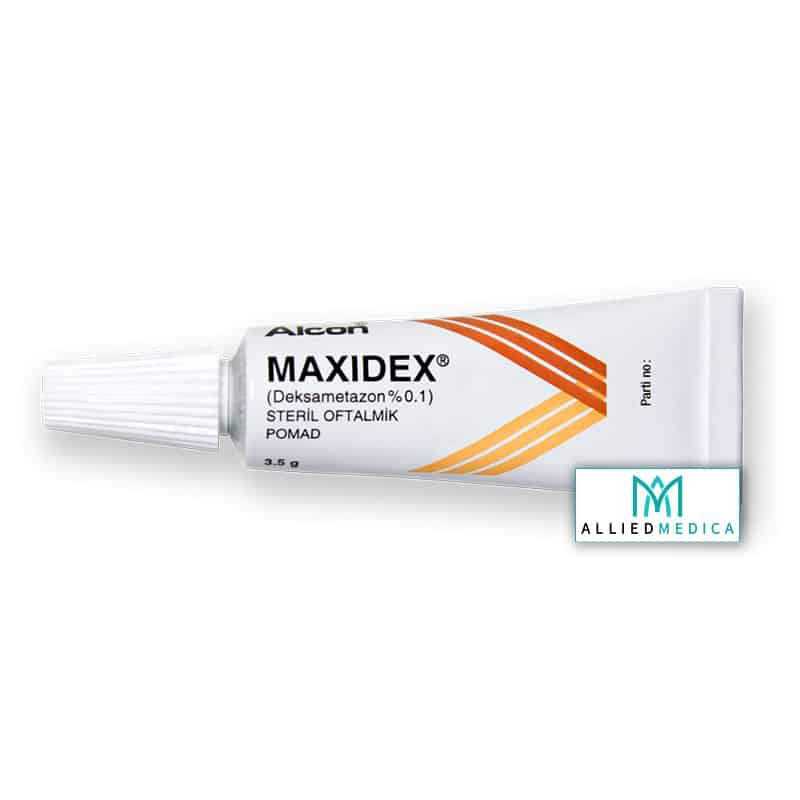 MAXIDEX® OPHTHALMIC OINTMENT (Non-English) - Allied Medica