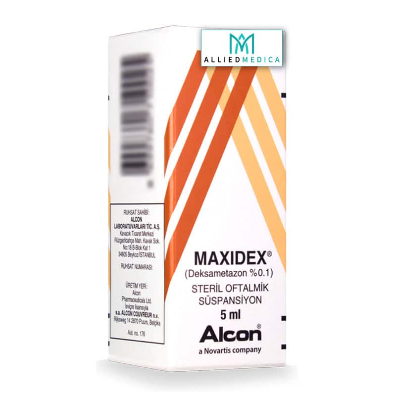 MAXIDEX® OPHTHALMIC SOLUTION (NonEnglish) Allied Medica