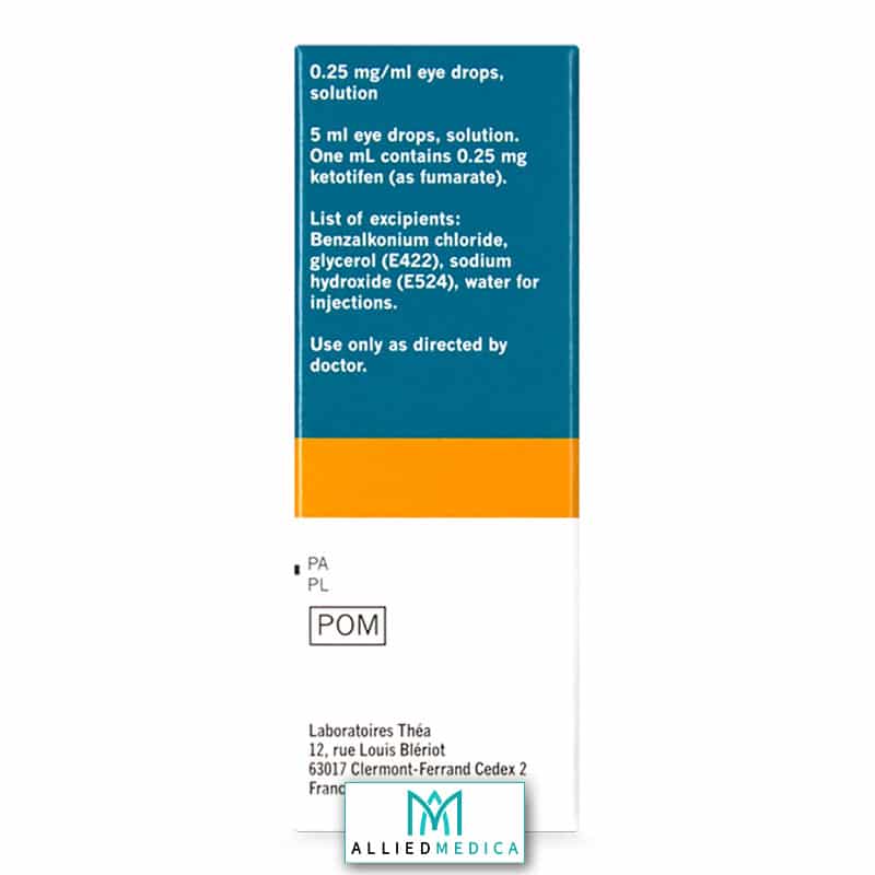 ZADİTEN® EYE DROP 0.025 Allied Medica