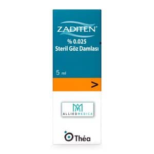ZADİTEN® EYE DROP 0.025% (Non-English)