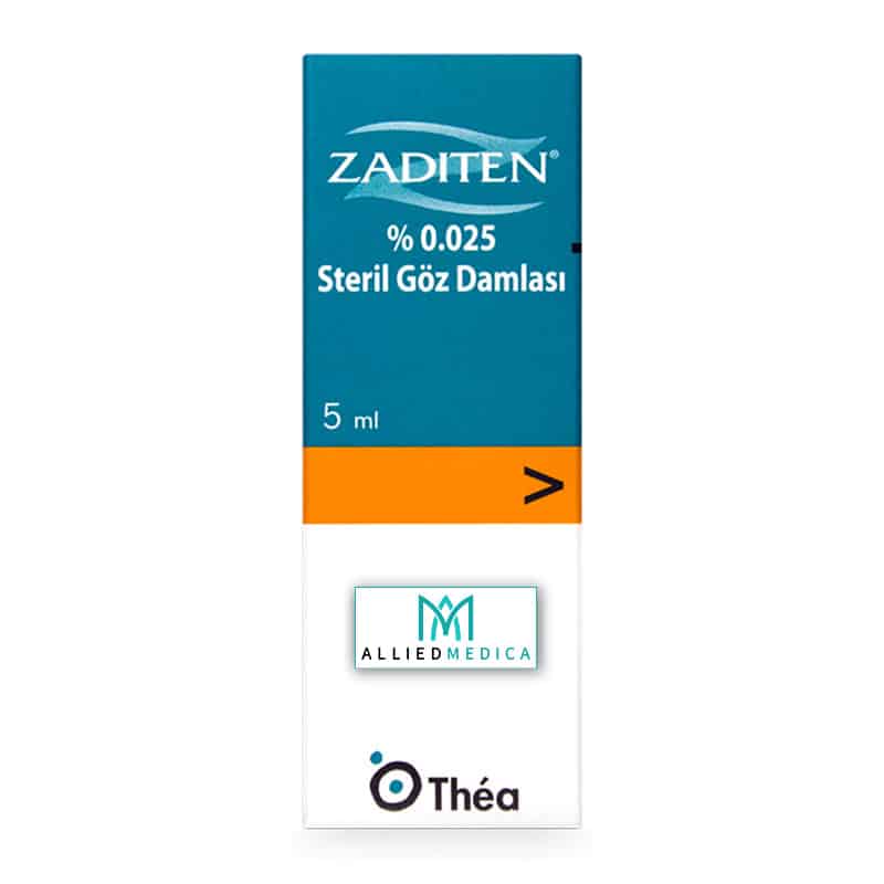 ZADİTEN® EYE DROP 0.025 (NonEnglish) Allied Medica